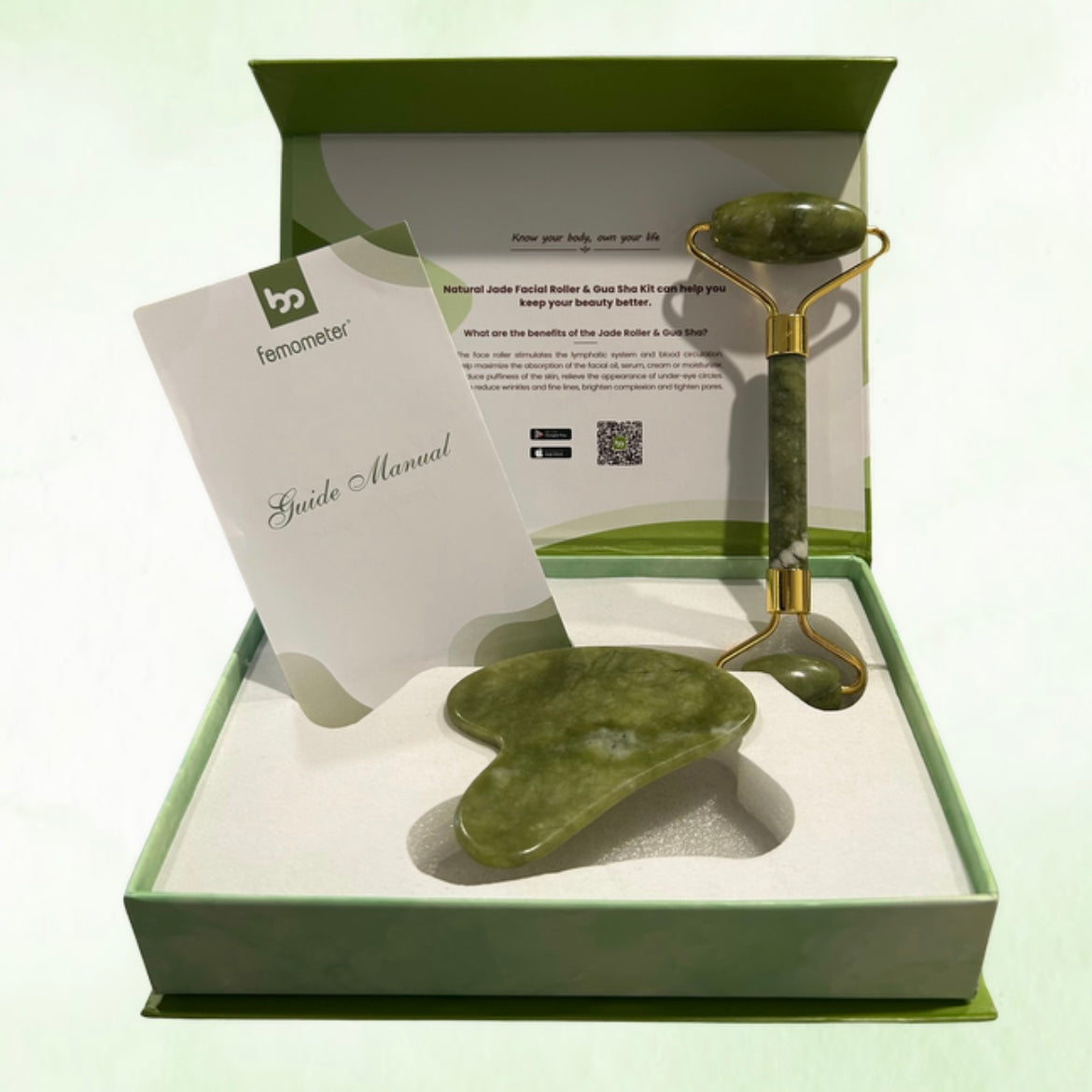 Jade Roller Gua Sha Kit